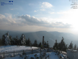 Pohled na jihozápad, Smrk