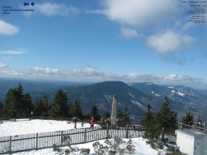 Lysá hora - Pohled na jihozápad, Smrk - 5.4.2026 v 10:30 Lysá hora - Pohled na jihozápad, Smrk - 5.4.2026 v 10:30