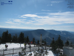 Pohled na jihozápad, Smrk