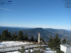 Pohled na jihozápad, Smrk