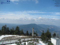 Pohled na jihozápad, Smrk