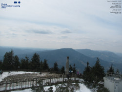 Pohled na jihozápad, Smrk