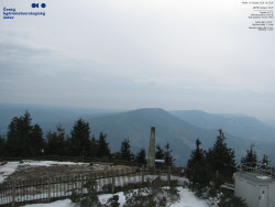 Pohled na jihozápad, Smrk