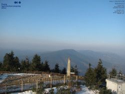 Pohled na jihozápad, Smrk