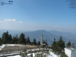 Pohled na jihozápad, Smrk