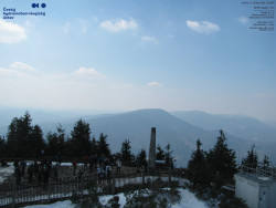 Pohled na jihozápad, Smrk