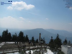 Pohled na jihozápad, Smrk