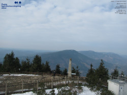 Pohled na jihozápad, Smrk