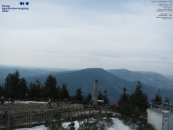 Pohled na jihozápad, Smrk