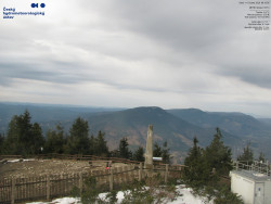 Pohled na jihozápad, Smrk