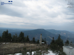 Pohled na jihozápad, Smrk