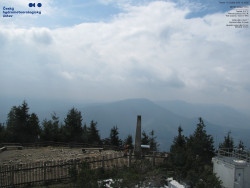 Pohled na jihozápad, Smrk