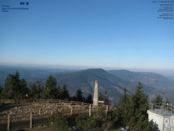 Pohled na jihozápad, Smrk