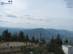 Pohled na jihozápad, Smrk