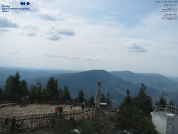 Pohled na jihozápad, Smrk