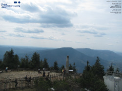 Pohled na jihozápad, Smrk