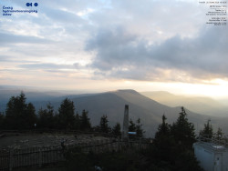 Pohled na jihozápad, Smrk