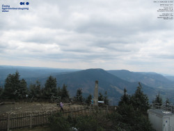 Pohled na jihozápad, Smrk