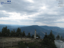 Pohled na jihozápad, Smrk