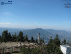 Pohled na jihozápad, Smrk