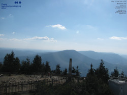 Pohled na jihozápad, Smrk