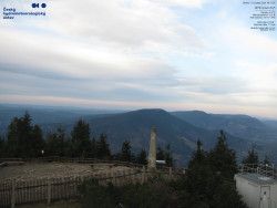 Pohled na jihozápad, Smrk