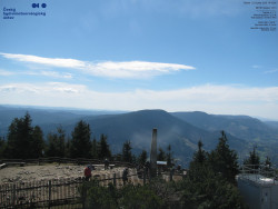 Pohled na jihozápad, Smrk