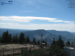 Pohled na jihozápad, Smrk