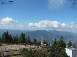 Pohled na jihozápad, Smrk