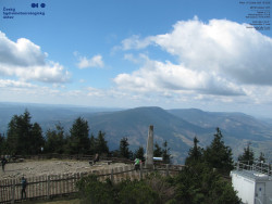 Pohled na jihozápad, Smrk