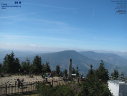 Pohled na jihozápad, Smrk