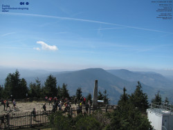 Pohled na jihozápad, Smrk