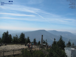 Pohled na jihozápad, Smrk