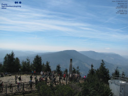 Pohled na jihozápad, Smrk