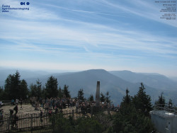 Pohled na jihozápad, Smrk