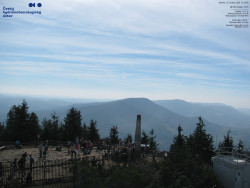 Pohled na jihozápad, Smrk