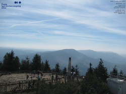 Pohled na jihozápad, Smrk