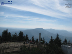 Pohled na jihozápad, Smrk