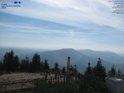 Pohled na jihozápad, Smrk