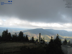 Pohled na jihozápad, Smrk