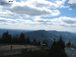 Pohled na jihozápad, Smrk