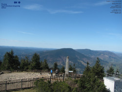 Pohled na jihozápad, Smrk