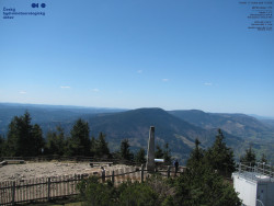 Pohled na jihozápad, Smrk