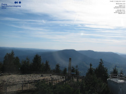 Pohled na jihozápad, Smrk