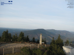 Pohled na jihozápad, Smrk