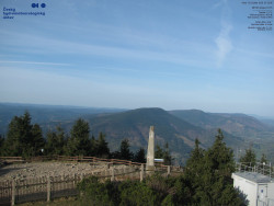 Pohled na jihozápad, Smrk