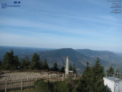 Pohled na jihozápad, Smrk