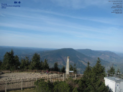 Pohled na jihozápad, Smrk