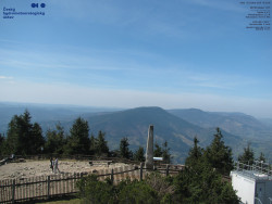 Pohled na jihozápad, Smrk