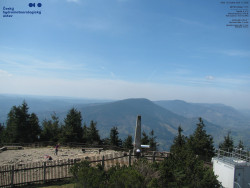 Pohled na jihozápad, Smrk